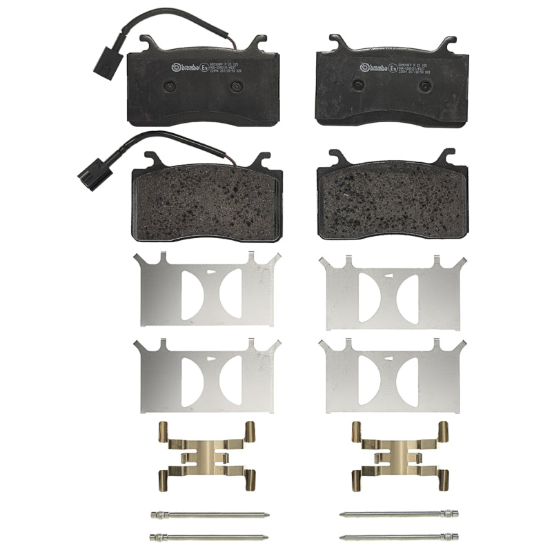Brembo 17-19 Alfa Romeo Stelvio/ Alfa Romeo Giulia Front Low-Met Brake Pad - Brembo OE P23185