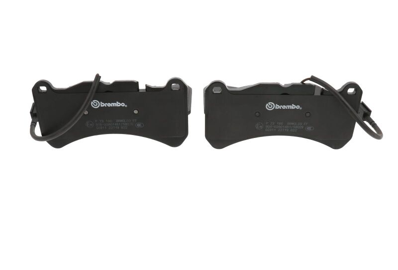 Brembo 18-19 Alfa Romeo Giulia/ Alfa Romeo Stelvio Front Low-Met Brake Pad - Brembo OE P23186