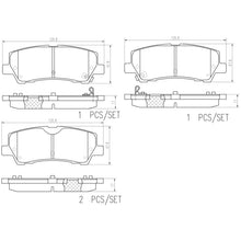 Load image into Gallery viewer, Brembo 15-18 Ford Mustang Rear NAO Brake Pad - Brembo OE P24232N