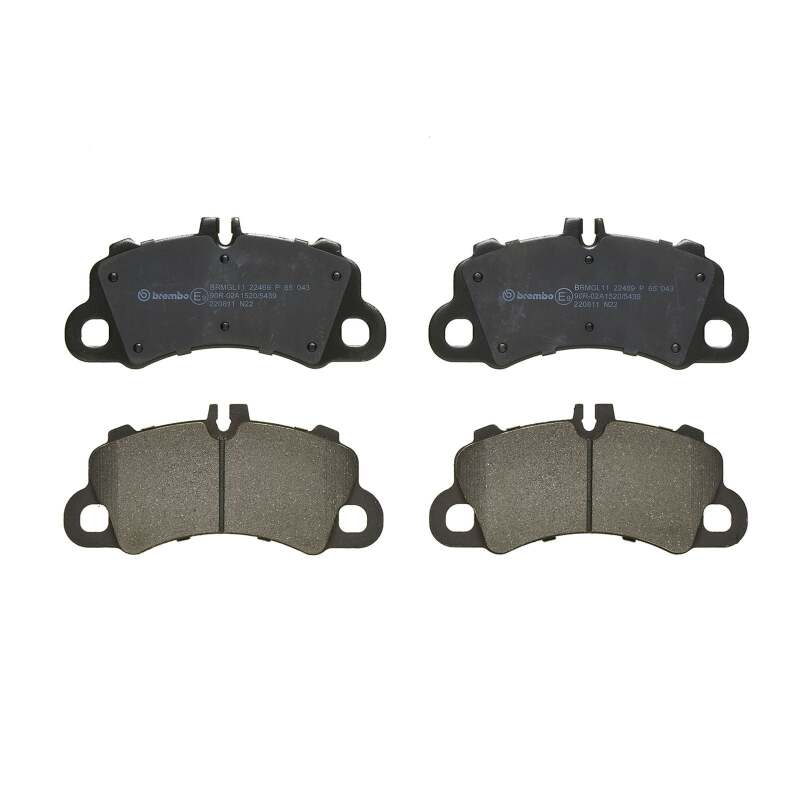 Brembo 2024 Porsche Macan Front Premium Low-Met OE Equivalent Pad - Brembo OE P65043