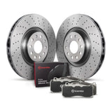 Brembo OE 02-06 Audi TT/TT Quattro/02-06 Volkswagen Golf/02-05 Jetta Front Disc Brake Kit