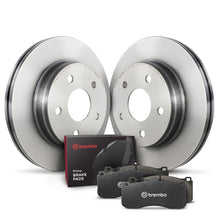 Load image into Gallery viewer, Brembo OE rear brake kit for Audi Q5 S4 S5 and SQ5 with UV-coated rotors and Low-Met brake pads