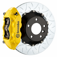Load image into Gallery viewer, Brembo Brembo Rear GT Big Brake Kit 4-Piston Calipers w/ 380x28 2-Piece Slotted Rotors (Yellow) 2006-2008 Audi RS4