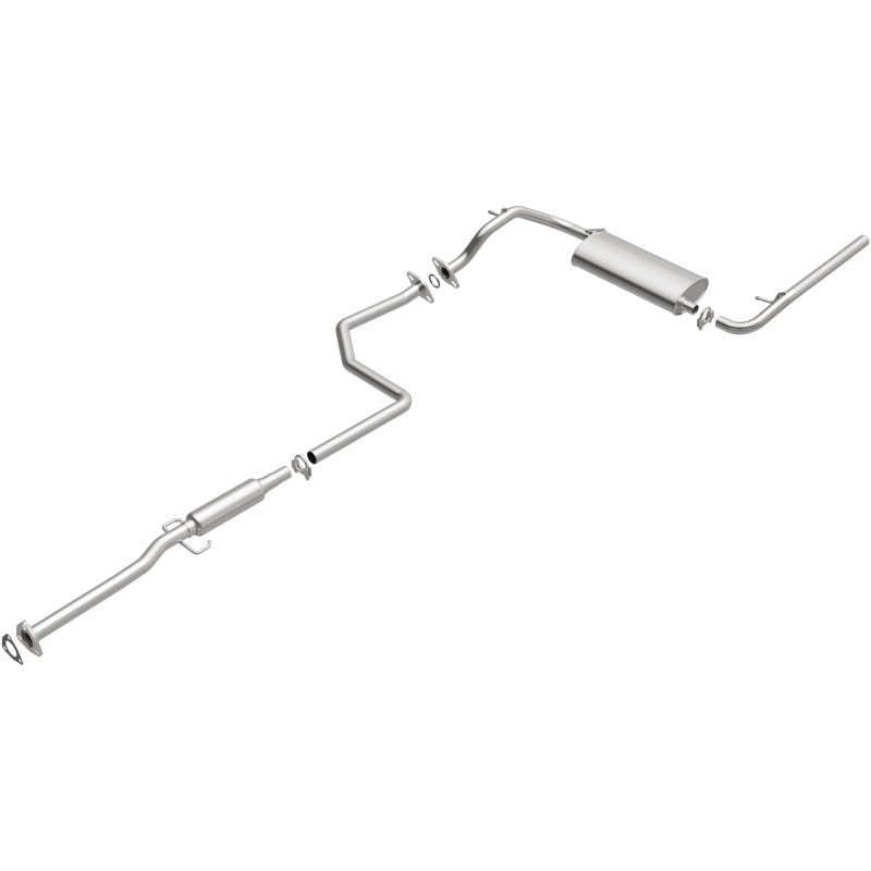 BRExhaust 106-0353 aluminized two-muffler direct-fit exhaust kit for the 1990-1991 Honda Civic