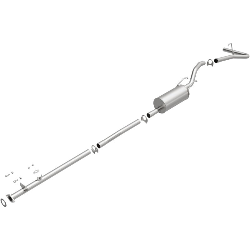 BRExhaust 106-0404 aluminized single-muffler direct-fit exhaust kit for the 1998-2000 Toyota Tacoma