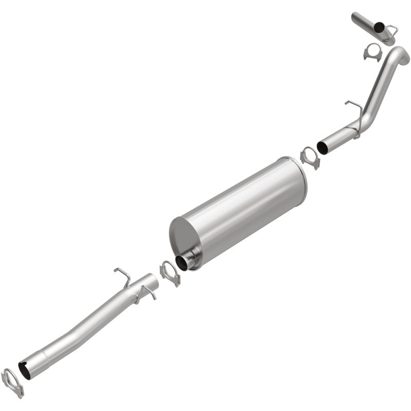 BRExhaust 106-0595 aluminized direct-fit exhaust kit with a 21.5 inch muffler for the Dodge Dakota V8