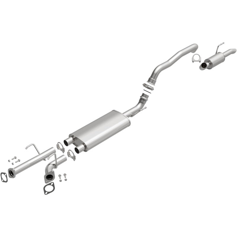 BRExhaust 106-0868 exhaust kit components shown out of package for 2008-2017 Toyota Sequoia 5.7L