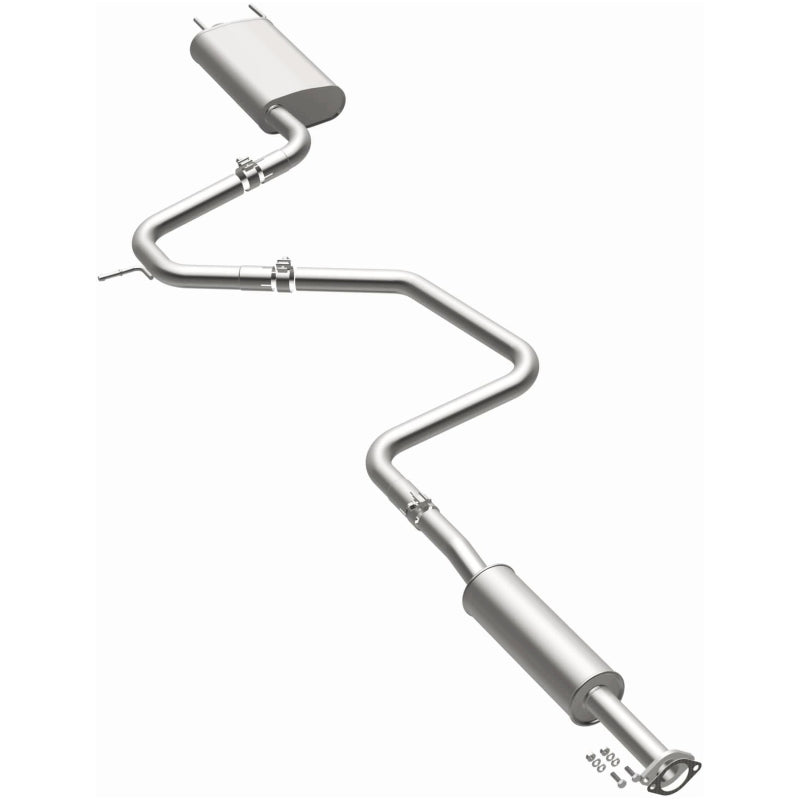 BRExhaust direct fit replacement exhaust system full view