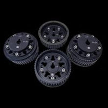 Load image into Gallery viewer, Brian Crower Adjustable Cam Gears Black for Subaru EJ205/EJ257 (Set of 4) - Black Ops Auto Works