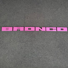 Load image into Gallery viewer, Bronco Grille Letter Covers - OEM Color Matched Exotic Innovations