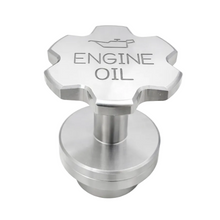 Load image into Gallery viewer, Close-up of billet aluminum two-piece design and engraving