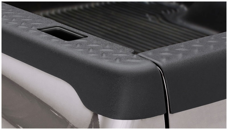 Bushwacker 02-08 Dodge Ram 1500 Fleetside Bed Rail Caps 98.3in Bed - Black - Black Ops Auto Works