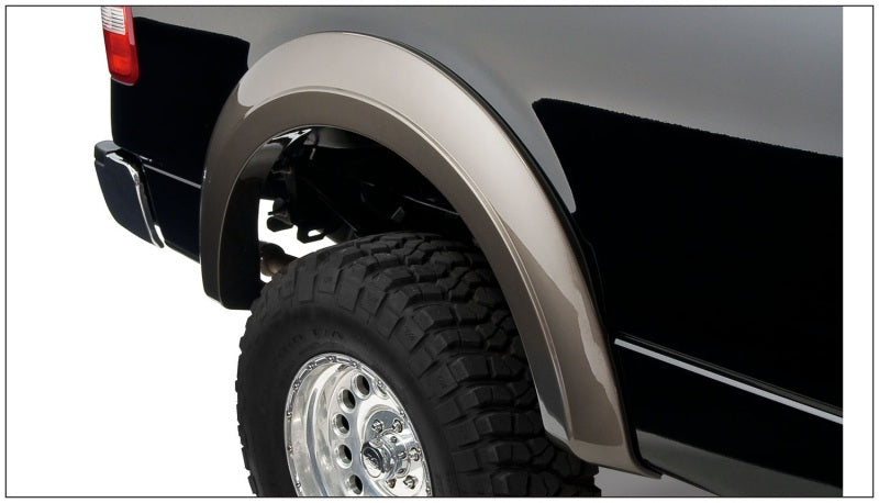 Bushwacker 04-08 Ford F-150 Styleside Extend-A-Fender Style Flares 2pc 66.0/78.0/96.0in Bed - Black - Black Ops Auto Works