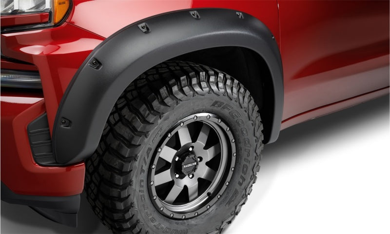 Bushwacker 07-13 Chevrolet Silverado 1500 (Excl. Stepside) Forge Style Flares 4pc - Black - Black Ops Auto Works