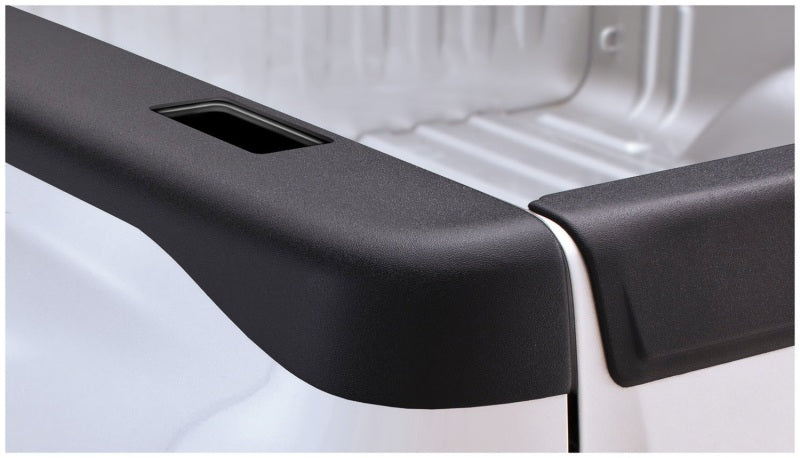 Bushwacker 07-13 Chevy Silverado 1500 Fleetside Bed Rail Caps 69.3in Bed - Black - Black Ops Auto Works