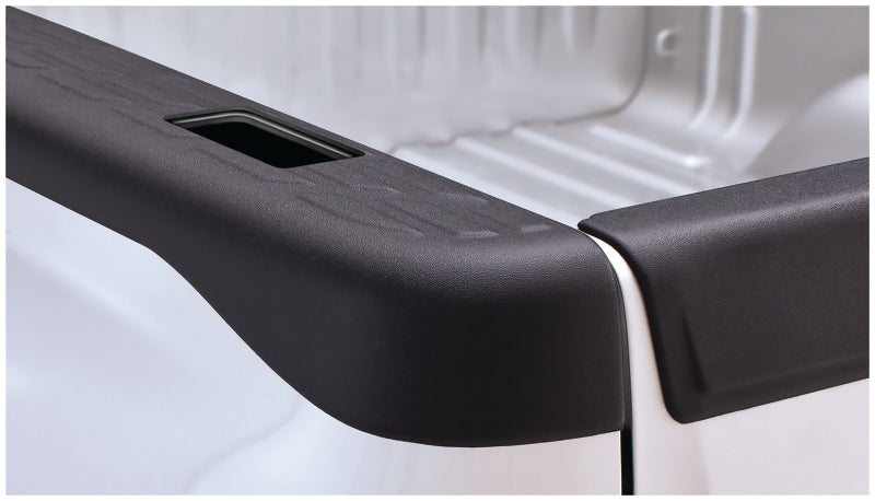 Bushwacker 07-13 Chevy Silverado 1500 Fleetside Bed Rail Caps 97.6in Bed - Black - Black Ops Auto Works