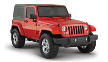 Load image into Gallery viewer, Bushwacker 07-18 Jeep Wrangler Pocket Style Flares 2pc Fits 2-Door Sport Utility Only - Black - Black Ops Auto Works