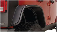 Load image into Gallery viewer, Bushwacker 07-18 Jeep Wrangler Unlimited Flat Style Flares 2pc 4-Door Sport Utility Only - Black - Black Ops Auto Works