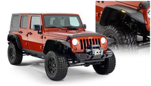 Load image into Gallery viewer, Bushwacker 07-18 Jeep Wrangler Unlimited Flat Style Flares 4pc 4-Door Sport Utility Only - Black - Black Ops Auto Works