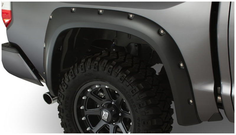 Bushwacker 14-18 Toyota Tundra Fleetside Pocket Style Flares 4pc 66.7/78.7/97.6in Bed - Black - Black Ops Auto Works