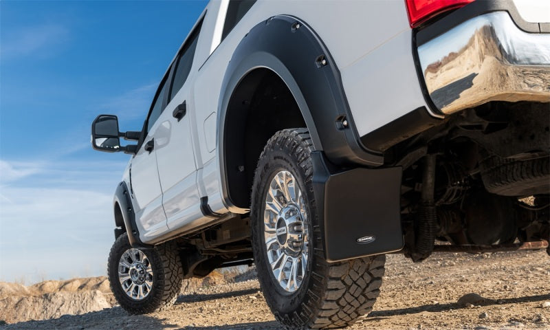 Bushwacker 17-18 Ford F-250 Super Duty Pocket Style Flares 4pc - Black - Black Ops Auto Works