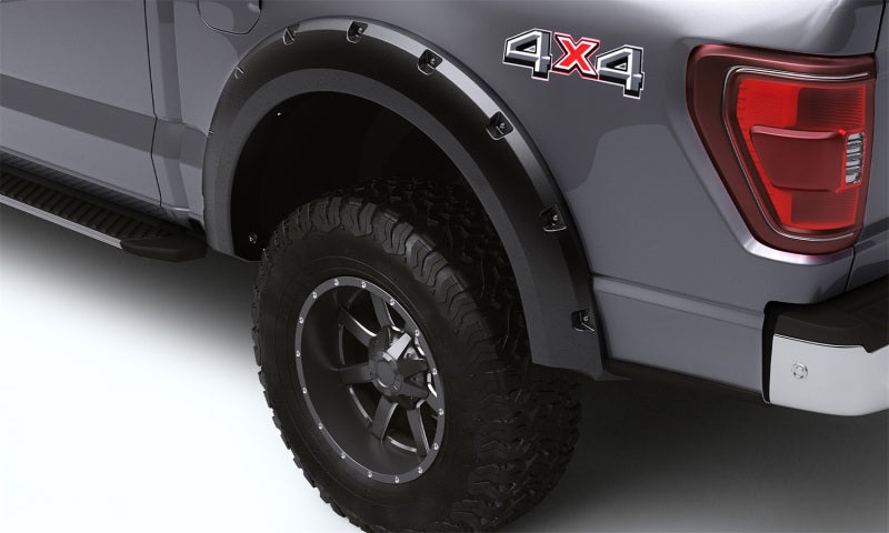Bushwacker 17-21 Ford F-250 Super Duty Forge Style Flares 4pc - Black - Black Ops Auto Works