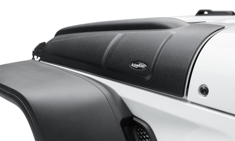 Bushwacker 18-22 Jeep Wrangler 2/4dr / 20-22 Jeep Gladiator Trail Armor Hood Armor (3pc) - Tex. Blk - Black Ops Auto Works