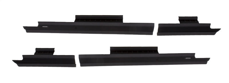 Bushwacker 2018 Jeep Wrangler Unlimited 4-Door Trail Armor Rocker Panel and Sill Plate Cover - Black - Black Ops Auto Works