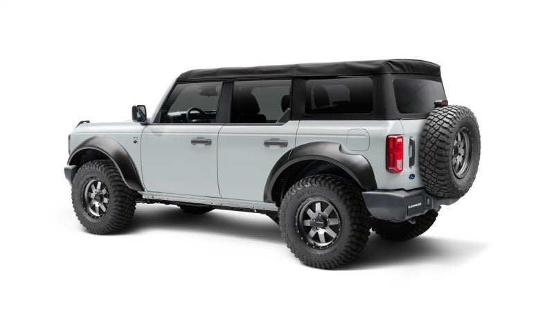 Bushwacker 2021+ Ford Bronco 4-Door Extend-A-Flares 4pc - Black - Black Ops Auto Works