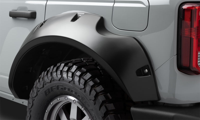 Bushwacker 2021+ Ford Bronco 4-Door Pocket Style Flares 4pc - Black - Black Ops Auto Works