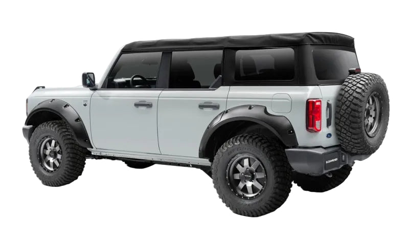 Bushwacker 2021+ Ford Bronco 4-Door Pocket Style Flares 4pc - Black - Black Ops Auto Works