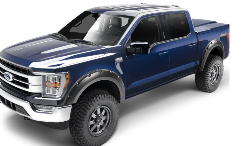Bushwacker 2021 Ford F-150 (Excl. Lightning) Pocket Style Flares 4pc - Black - Black Ops Auto Works