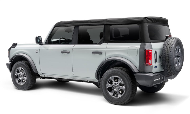Bushwacker 21-22 Ford Bronco (2/4 Door) Trail Armor Rear Corner (2pc Rear) - Tex. Black - Black Ops Auto Works
