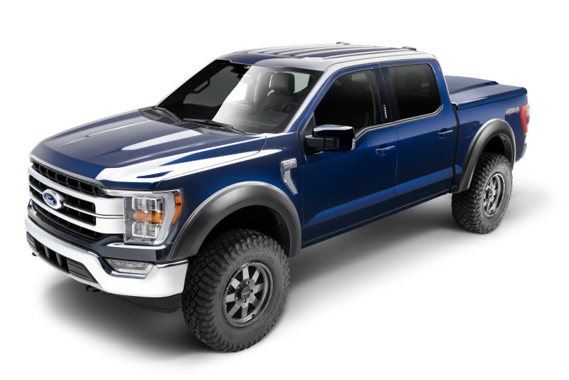 Bushwacker 21-22 Ford F-150 Extend-A-Fender Style Flares 2pc Front - Black Ops Auto Works