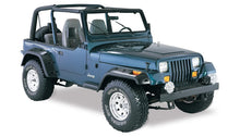 Load image into Gallery viewer, Bushwacker 87-95 Jeep Wrangler Cutout Style Flares 4pc Cutting Optional Not Renegade - Black - Black Ops Auto Works
