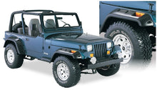 Load image into Gallery viewer, Bushwacker 87-95 Jeep Wrangler Cutout Style Flares 4pc Cutting Optional Not Renegade - Black - Black Ops Auto Works