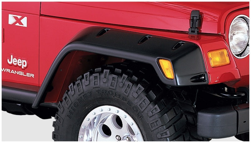 Bushwacker 97-06 Jeep TJ Max Pocket Style Flares 2pc - Black - Black Ops Auto Works