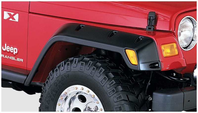 Bushwacker 97-06 Jeep TJ Pocket Style Flares 2pc - Black - Black Ops Auto Works