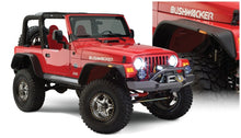 Load image into Gallery viewer, Bushwacker 97-06 Jeep Wrangler Flat Style Flares 4pc - Black - Black Ops Auto Works