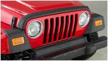 Load image into Gallery viewer, Bushwacker 97-06 Jeep Wrangler Trail Armor Hood Stone Guard and 2 Front Corners - Black - Black Ops Auto Works