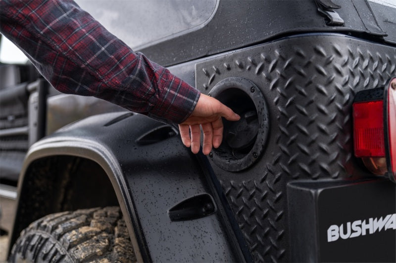 Bushwacker 97-06 Jeep Wrangler Trail Armor Rear Corners - Black - Black Ops Auto Works
