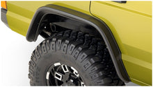 Load image into Gallery viewer, Bushwacker 84-01 Jeep Cherokee Flat Style Flares 4pc - Black - Bushwacker 10922-07
