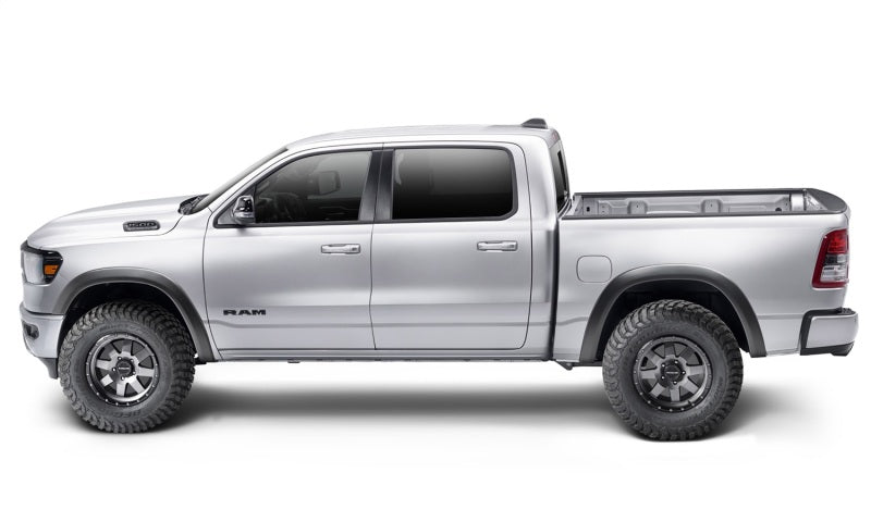 Bushwacker 19-22 Ram 1500 (Excl. Rebel/TRX) 67.4 & 76.3in Bed Extend-A-Fender Flares 4pc - Smth Blk - Bushwacker 50926-02