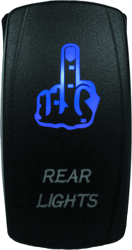 DFR521387-DragonFire Racing Lighted Switch Finger Rear Light On/Off Blue-Relays-DragonFire Racing