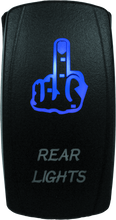 Load image into Gallery viewer, DFR521387-DragonFire Racing Lighted Switch Finger Rear Light On/Off Blue-Relays-DragonFire Racing