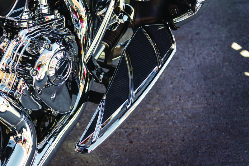 KUR5770-Kuryakyn Phantom Floorboards Chrome-Footpegs-Kuryakyn