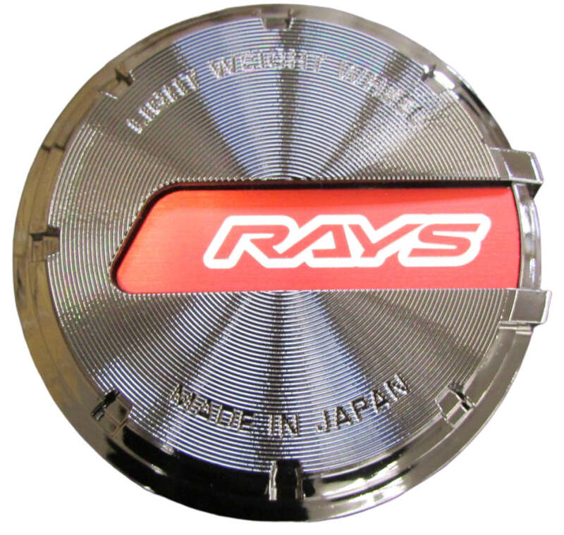 GLSWCGLBKCHRD65-Gram Lights GL Center Cap - Black-Chrome/Red (57DR / 57CR)-Wheel Center Caps-Gram Lights