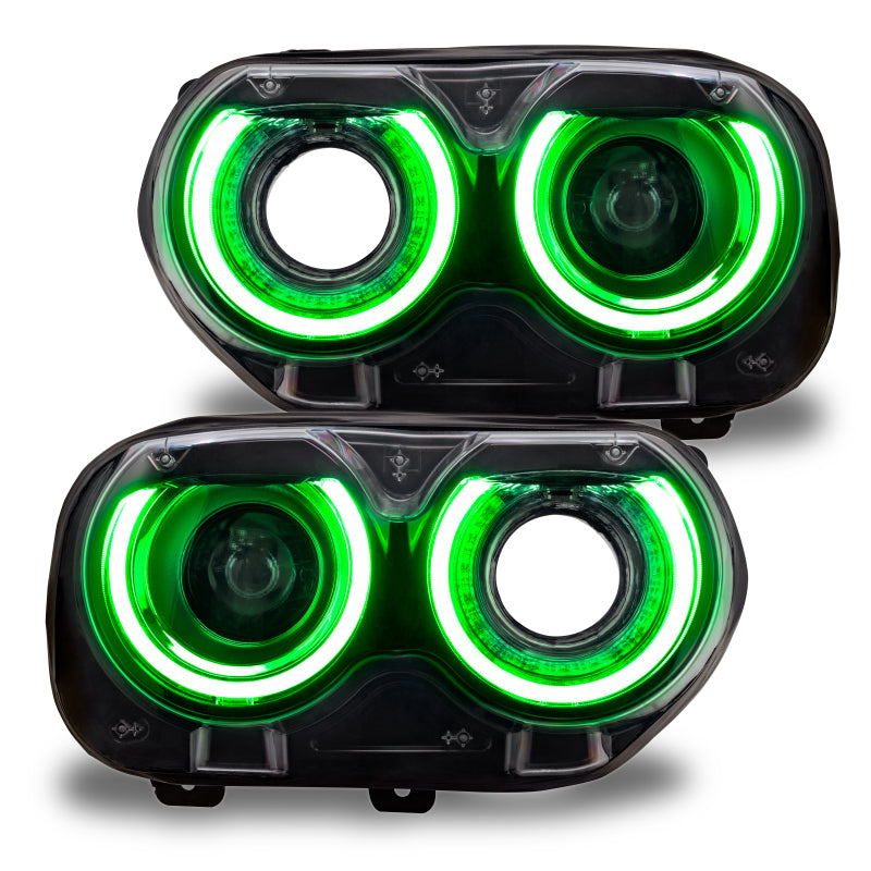 Oracle 15-21 Dodge Challenger RGB+W Headlight DRL Upgrade Kit - ColorSHIFT - BC1-Headlights-ORACLE Lighting