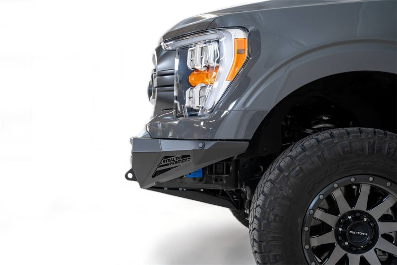 ADDF191422860103-Addictive Desert Designs 2021 Ford F-150 Stealth Fighter Winch Front Bumper-Bumpers - Steel-Addictive Desert Designs