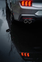 Load image into Gallery viewer, MBRPS7282BLK-MBRP 2024+ Ford Mustang 5.0L Blk Alum. SS 3in Cat-Back Exhaust w/ Quad Blk Tips (Valve Delete)-Catback-MBRP